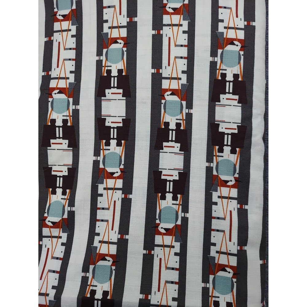 Charley Harper Summer BARKCLOTH Fabric Bird Watching Binocular 9.5 yards